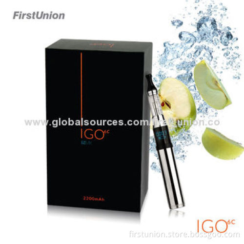 Wholesale 2,200mAh Big Capacity 3.0 to 5.5V Variable Voltage E-cigs, CE and RoHS Marked